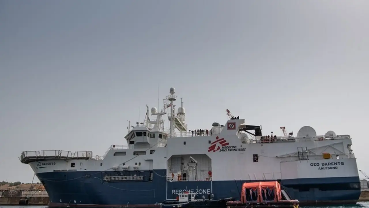 Archivo - Barco de rescate Geo Barents de M&eacute;dicos sin Fronteras.