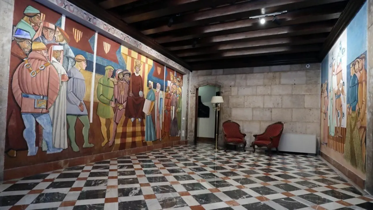 Archivo - Murales cubistas de Jos&eacute; Vento