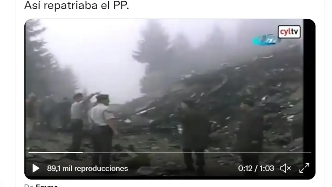 Mensaje de Jos&eacute; Zaragoza equiparando el accidente del Yak 42 con las repatriaciones de afganos tras la llegada de los talib&aacute;n a Kabul