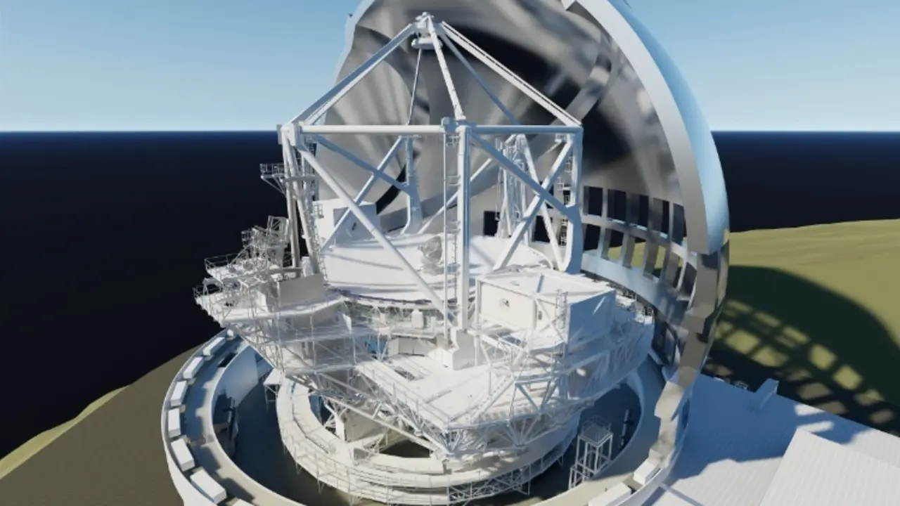 Archivo - Dise&ntilde;o de c&oacute;mo ser&iacute;a el Telescopio de Treinta Metros (TMT)