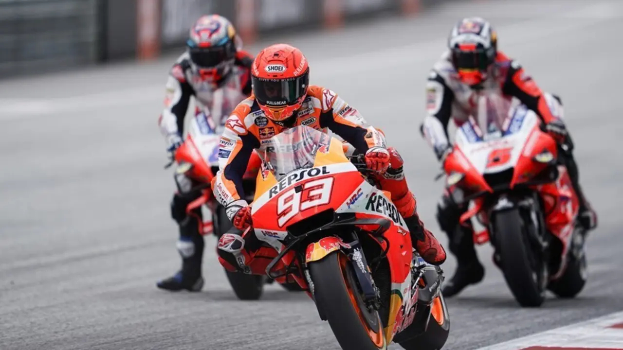 El piloto de MotoGP Marc M&aacute;rquez (Repsol Honda) en el GP de Austria 2021