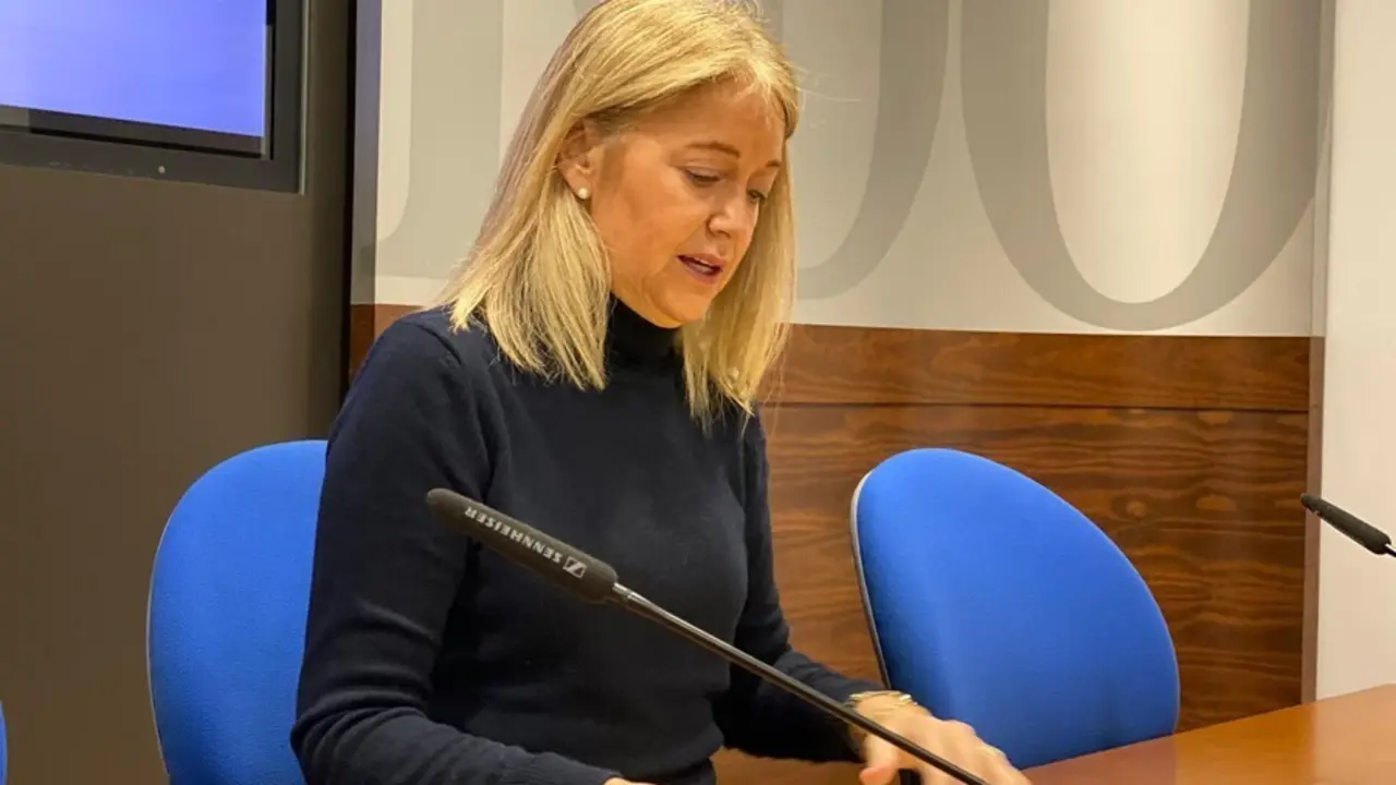Archivo - Portavoz de Vox en el Ayuntamiento de Oviedo, Cristina Coto.