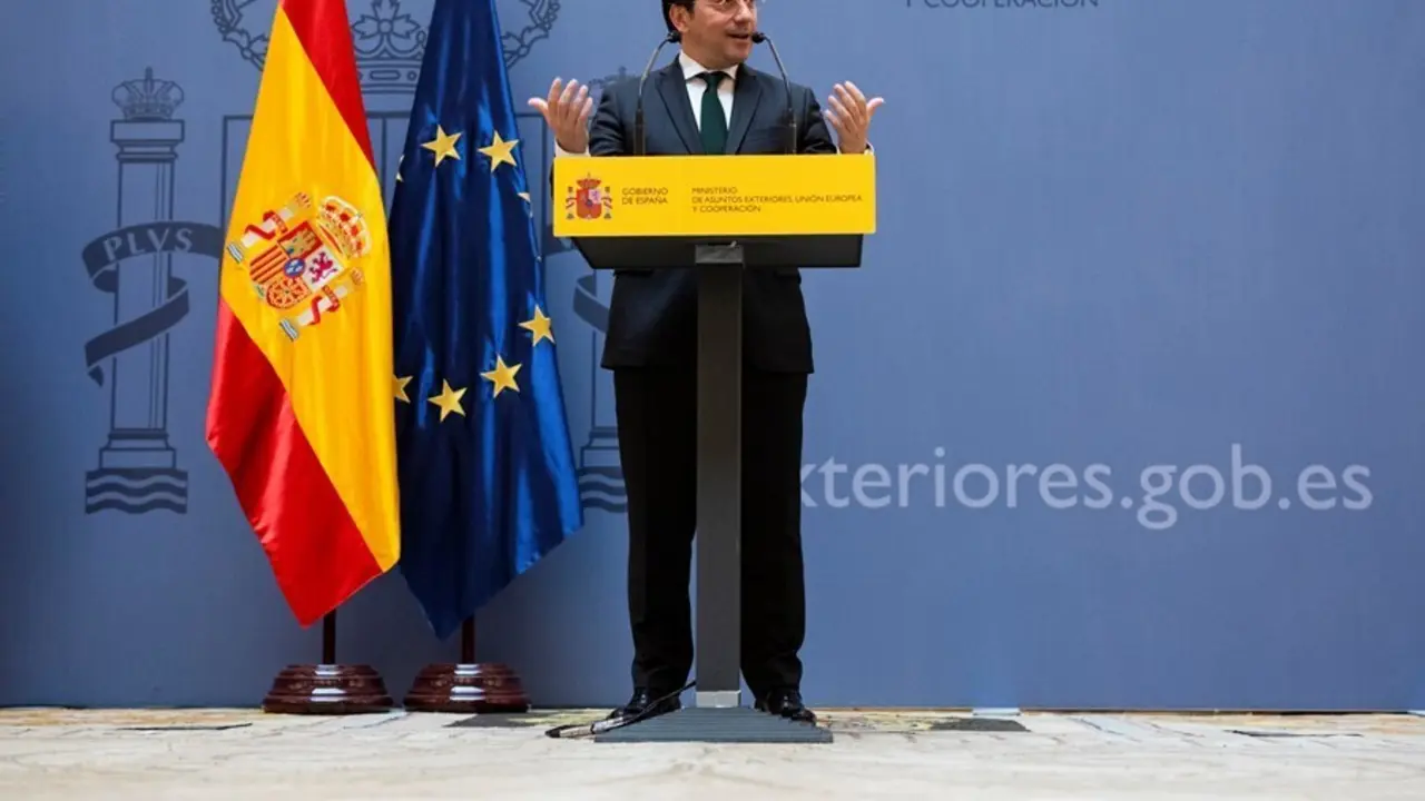 El ministro de Asuntos Exteriores, Uni&oacute;n Europea y Cooperaci&oacute;n, Jos&eacute; Manuel Albares