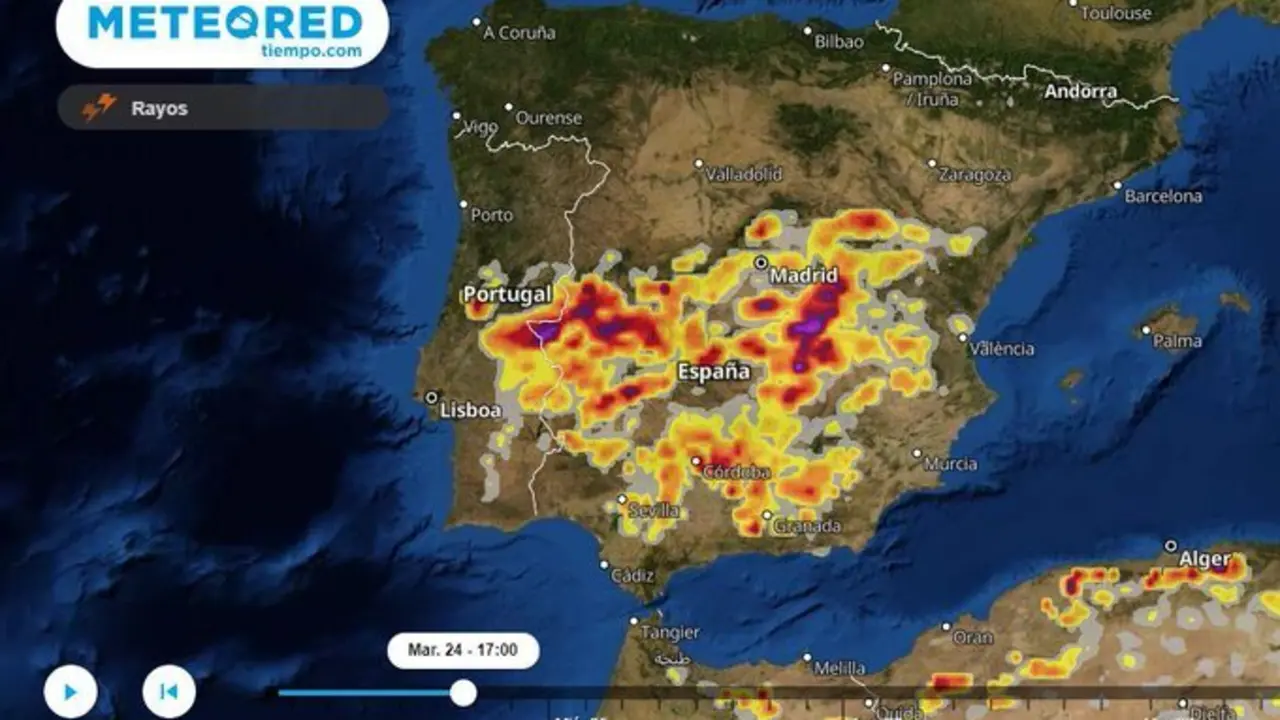 Los aguaceros, el granizo y los reventones 💨 provocar algunos problemas puntuales.