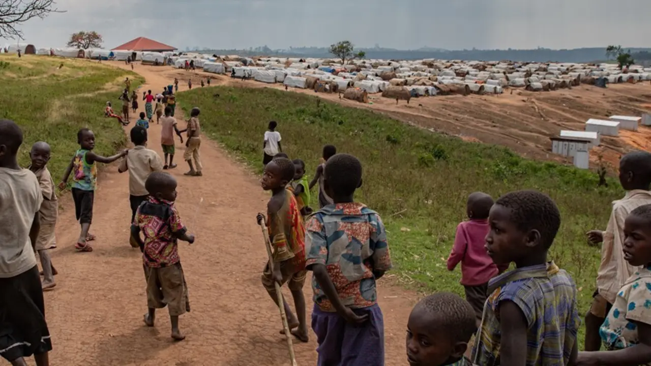 Archivo - Campamento de desplazados de Loda, en Rep&uacute;blica Democr&aacute;tica del Congo