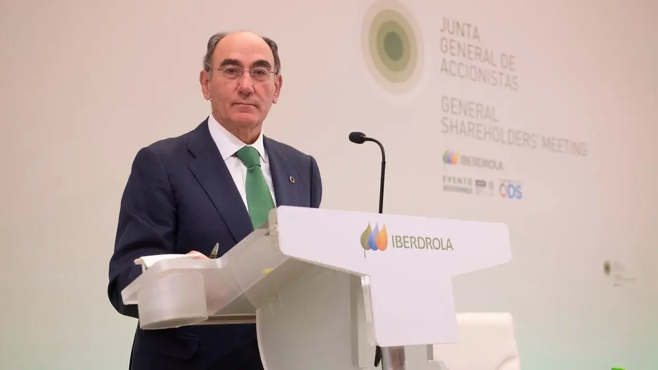 Archivo - El presidente de Iberdrola, Ignacio Gal&aacute;n