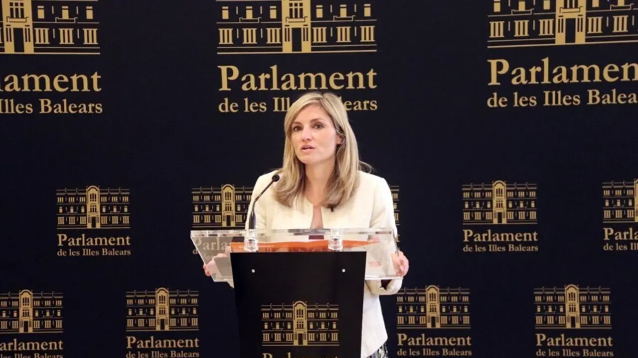 Archivo - La coordinadora auton&oacute;mica de Ciudadanos (Cs) Baleares y portavoz del grupo parlamentario, Patricia Guasp.