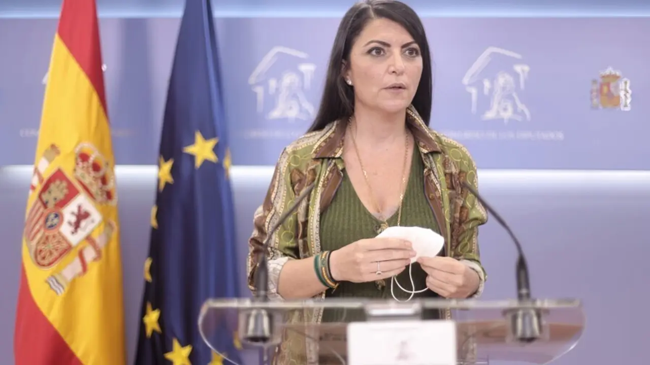 Archivo - La secretaria general del Grupo Parlamentario Vox en el Congreso, Macarena Olona