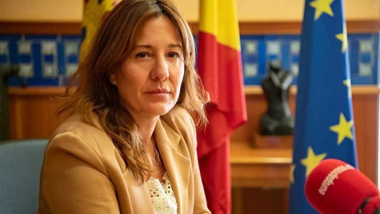 La portavoz del Gobierno de C-LM y consejera de Igualdad, Blanca Fern&aacute;ndez, en declaraciones a Europa Press