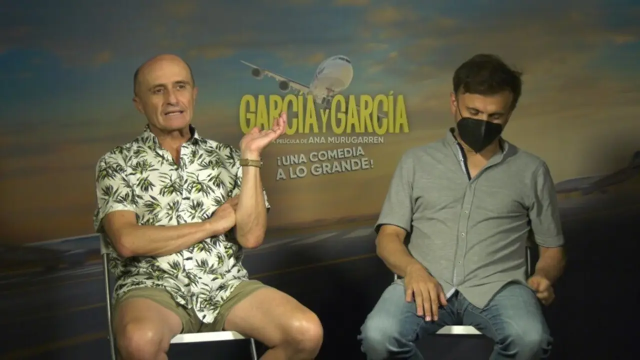 Pepe Viyuela y Jos&eacute; Mota reivindican con 'Garc&iacute;a y Garcia' la comedia como "el mejor compa&ntilde;ero para volver al cine"