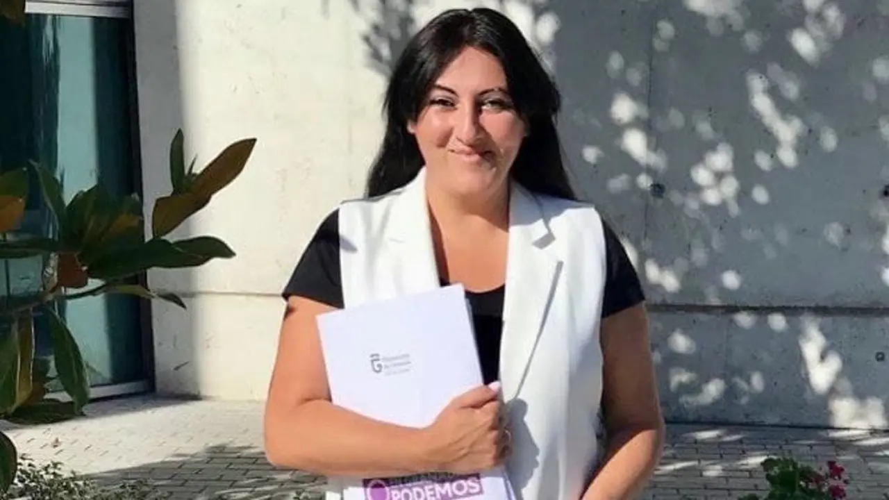 La secretaria de Acci&oacute;n Institucional de Podemos Andaluc&iacute;a, Alejandra Dur&aacute;n.