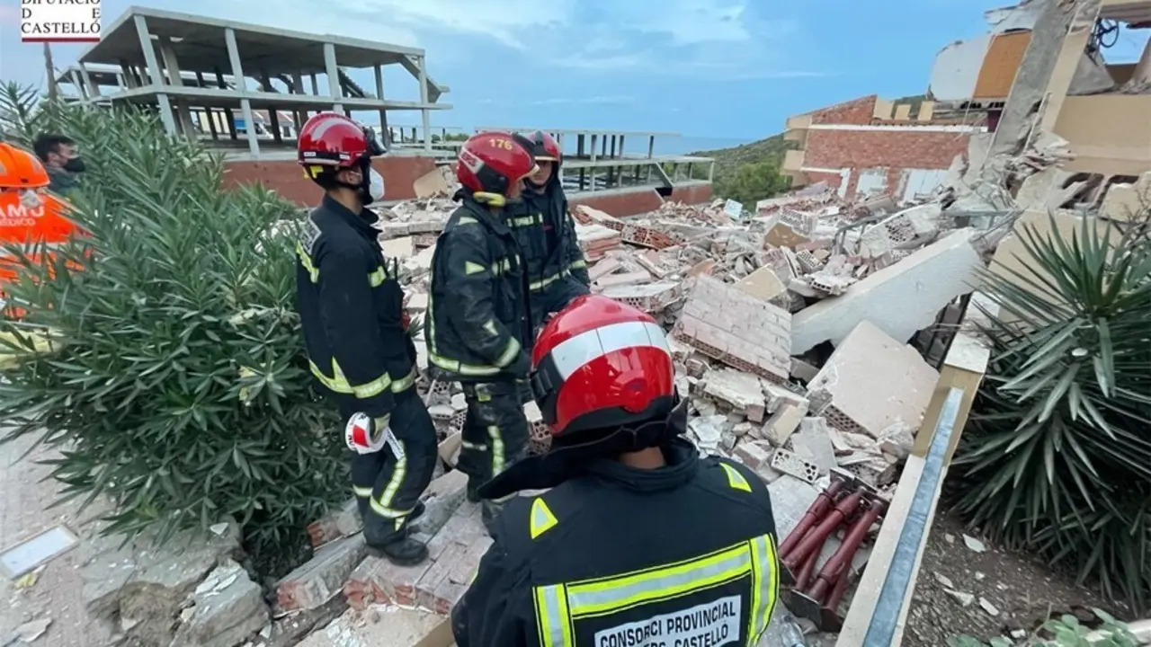 Derrumbe de un edificio en Pe&ntilde;&iacute;cola