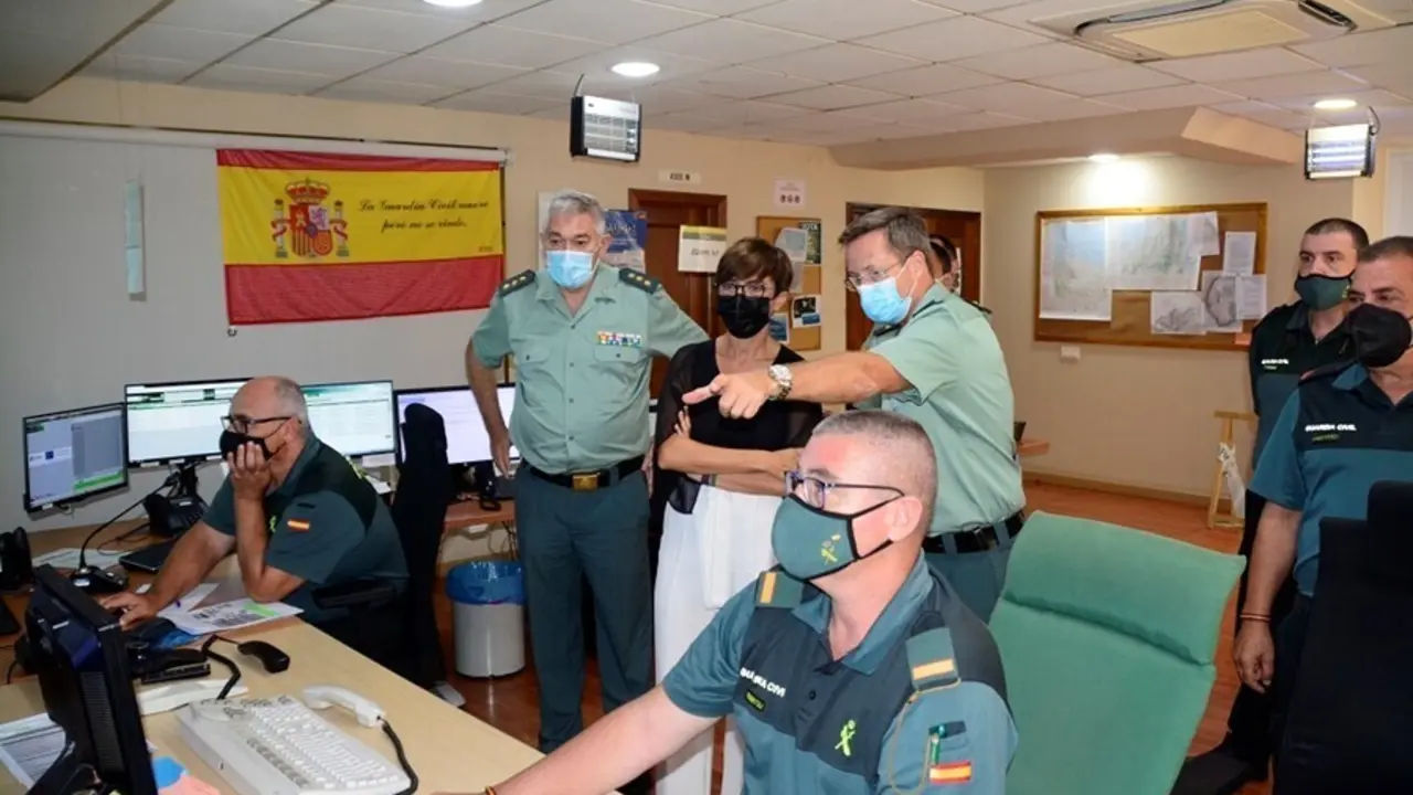Visita de Mar&iacute;a G&aacute;mez a Melilla