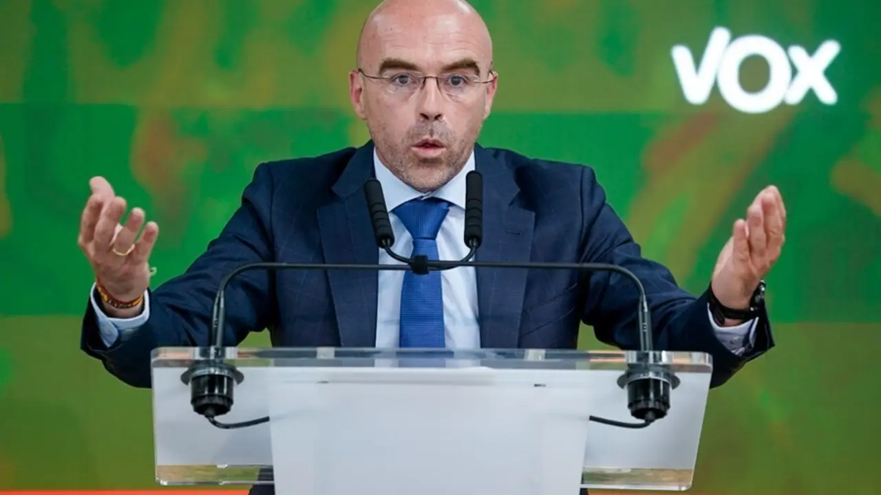 Archivo - El vicepresidente primero de Acci&oacute;n Pol&iacute;tica y eurodiputado de Vox, Jorge Buxad&eacute;