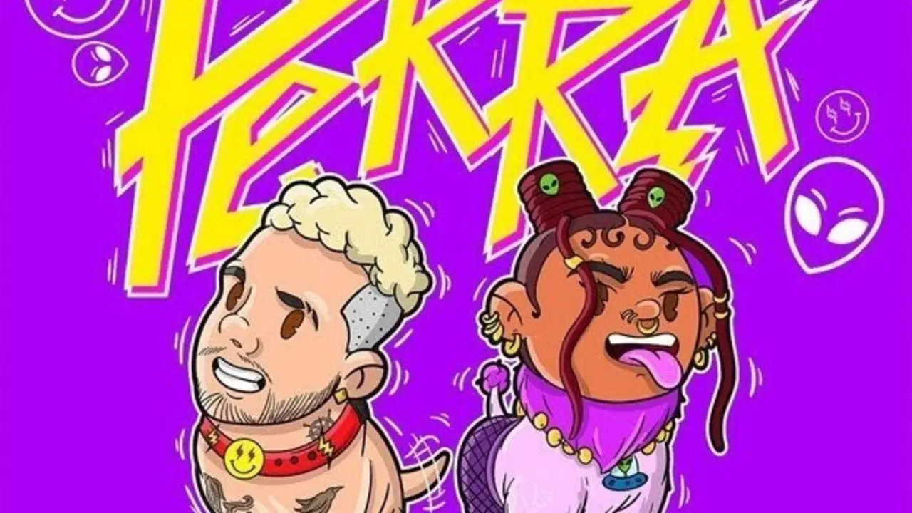 Portada del nuevo single de J Balvin 'Perra', que canta junto a Tokischa, en el album 'Jos&eacute;' que el artista pondr&aacute; a la venta el pr&oacute;ximo 10 de septiembre.