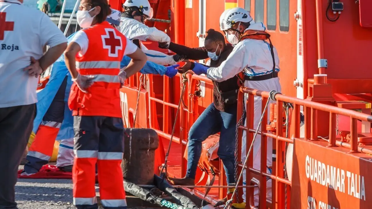 Desembarco tras un rescate