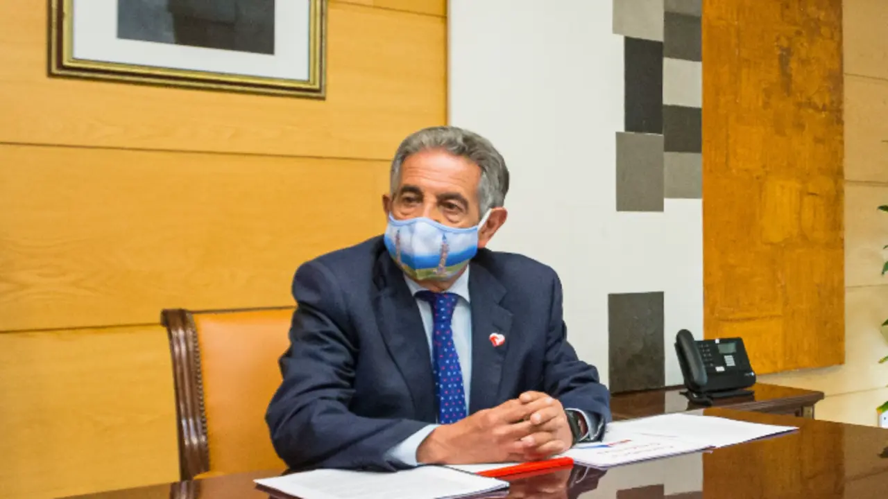 El presidente de Cantabria, Miguel &Aacute;ngel Revilla.