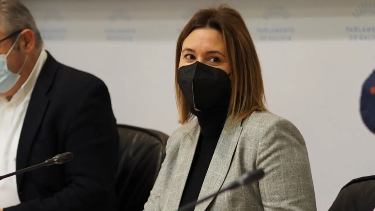 Archivo - Patricia Otero (PSdeG) en la comisi&oacute;n de Pesca