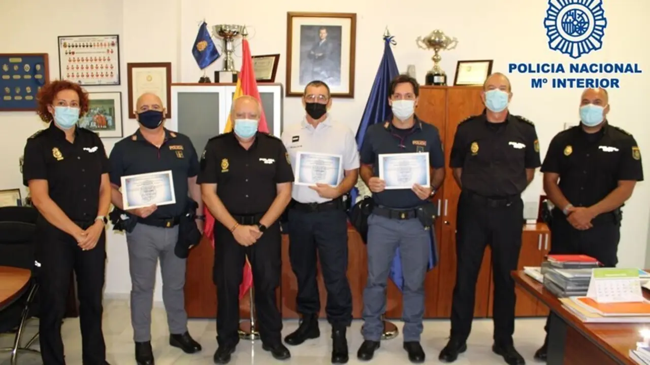 Despedida a agentes de polic&iacute;a de Francia e Italia, que han patrullado en verano en Granada