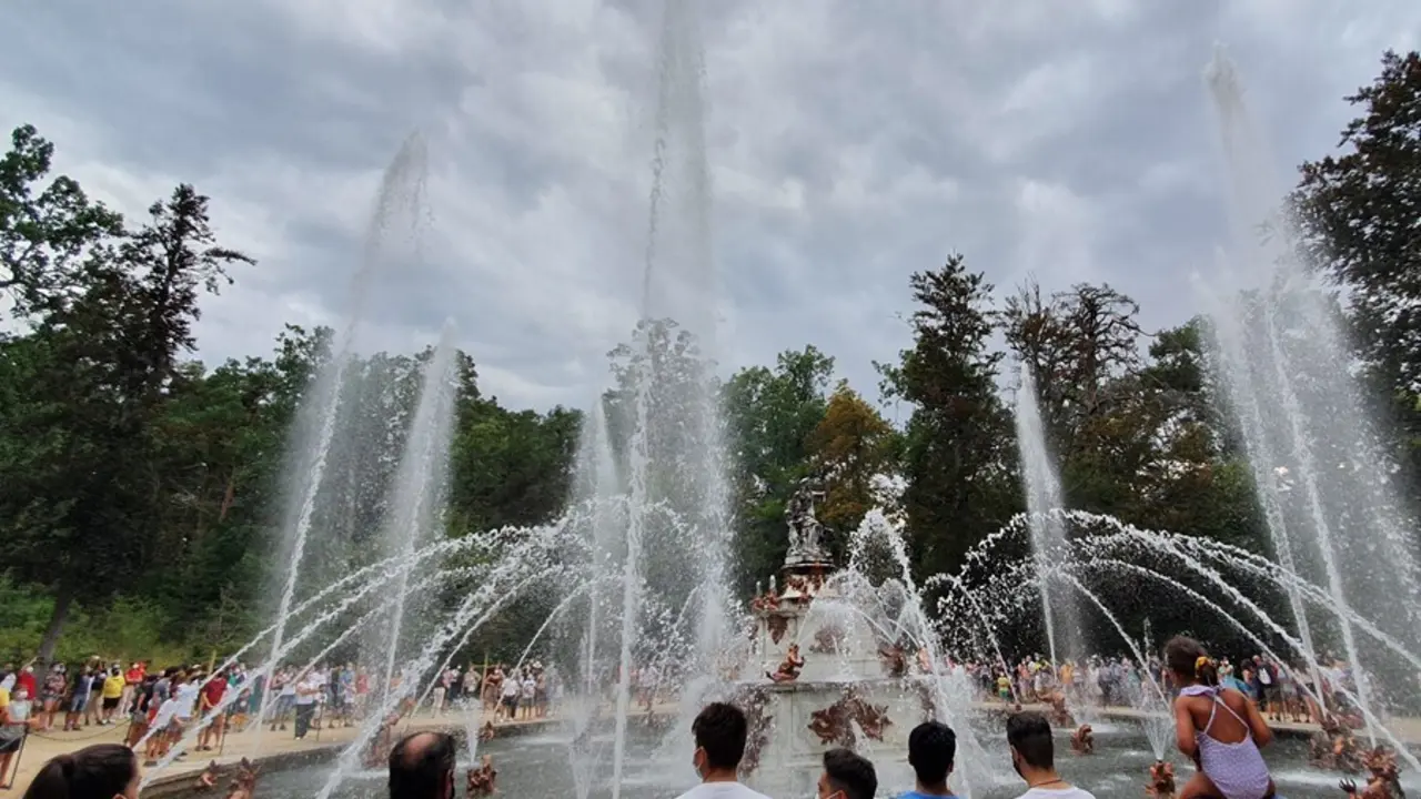 Temporada 2021 de las fuentes de los Jardines del Palacio Real de La Granja.