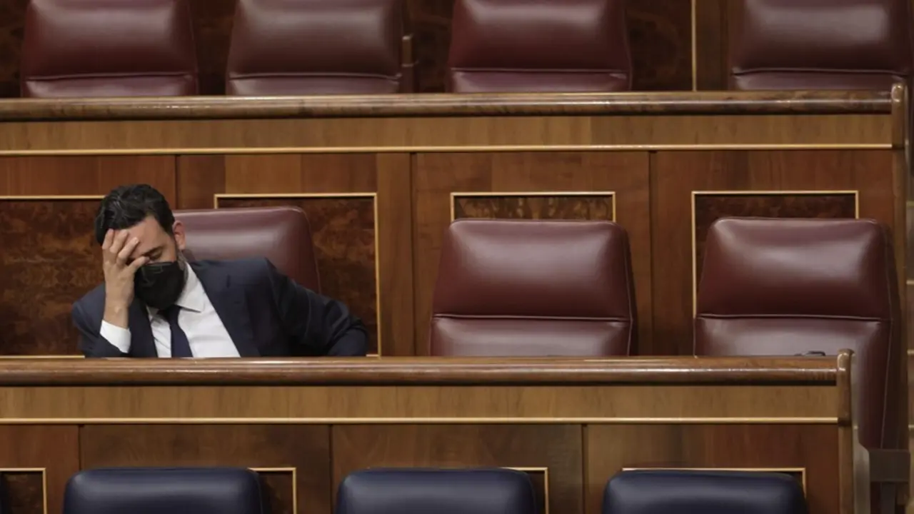 Archivo - El secretario general del Grupo Parlamentario Popular y diputado por Las Palmas, Guillermo Mariscal, en una sesi&oacute;n plenaria en el Congreso de los Diputados, a 24 de junio de 2021, en Madrid, (Espa&ntilde;a). 