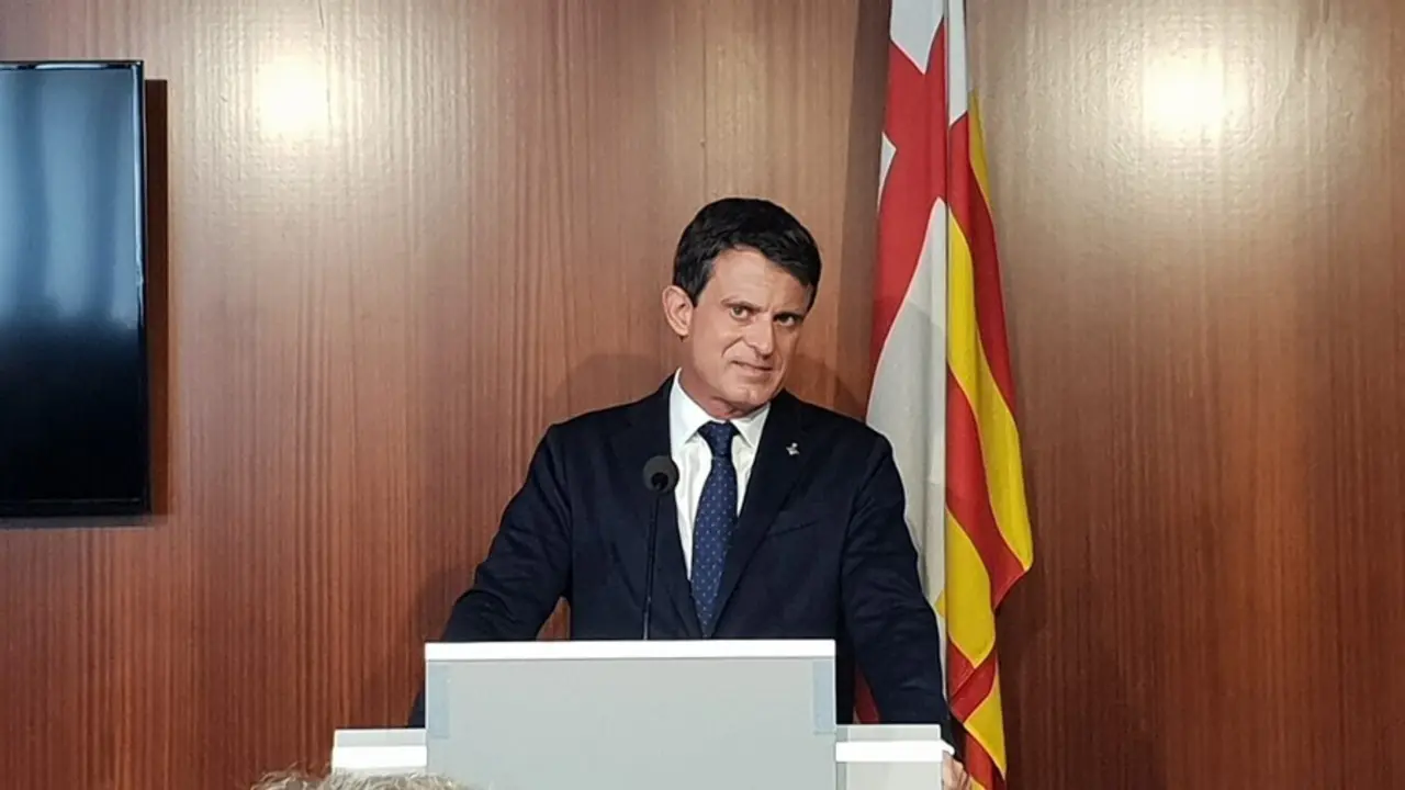Archivo - El l&iacute;der de la plataforma BCN Canvi, Manuel Valls, en una imagen de archivo
