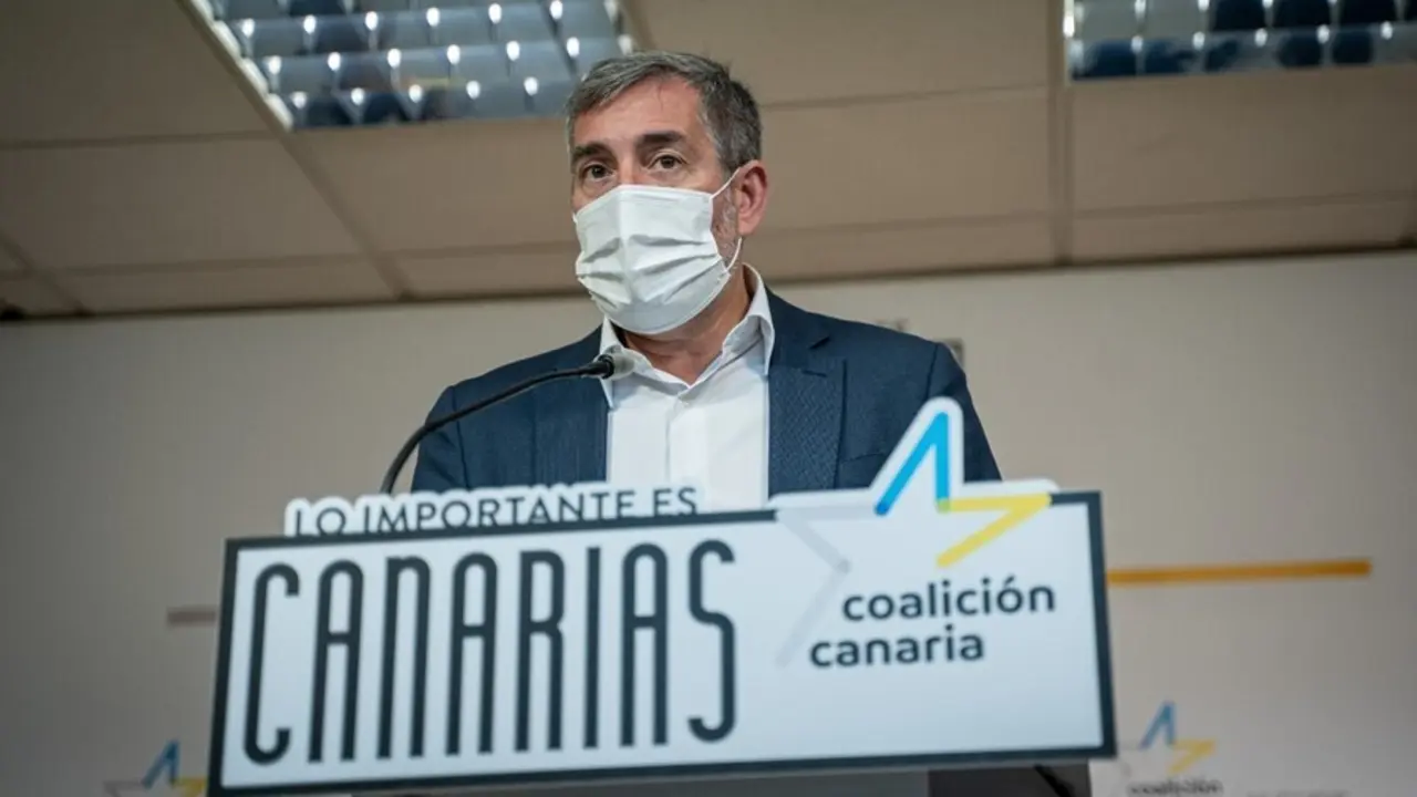 Archivo - El secretario general nacional de Coalici&oacute;n Canaria-PNC, Fernando Clavijo