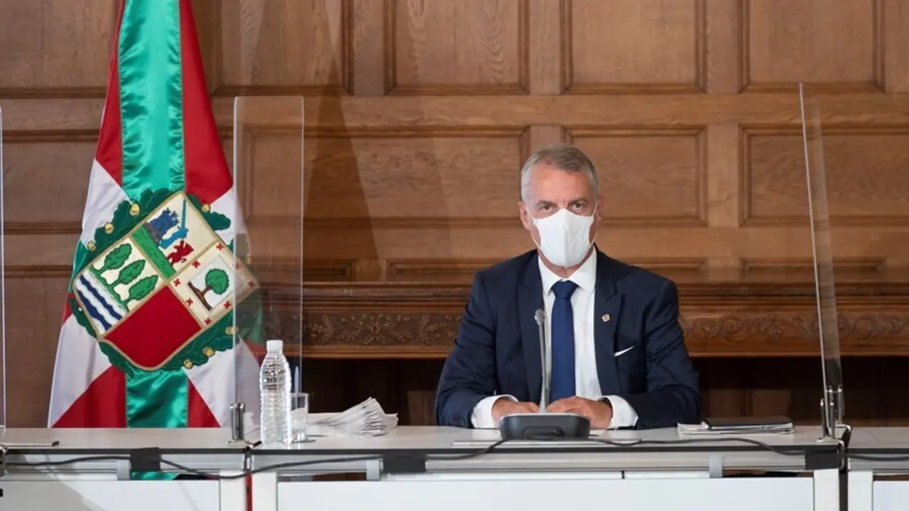 El Lehendakari, I&ntilde;igo Urkullu, tras el Consejo de Gobierno en el Palacio Miramar de Donostia-San Sebasti&aacute;n