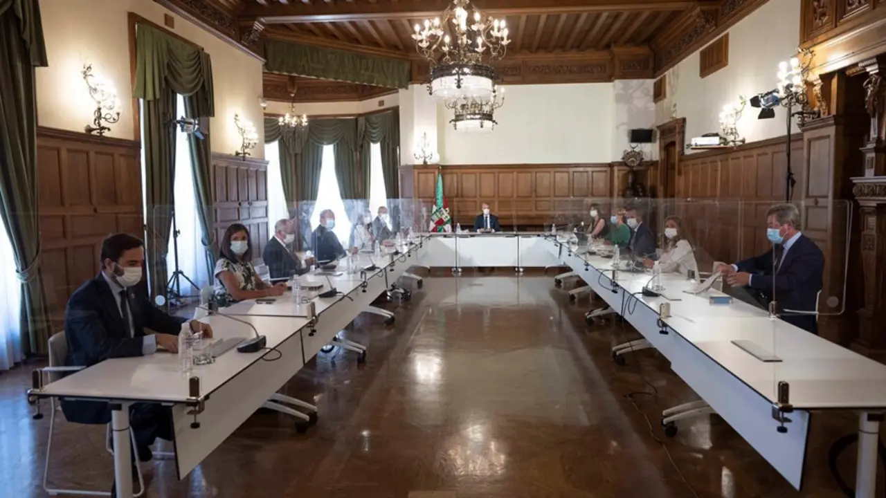 Preimer Consejo de Gobierno del nuevo curso pol&iacute;tico en el Palacio Miramar de Donostia-san Sebasti&aacute;n, con el Lehendakar, I&ntilde;igo Urkullu, a la cabeza