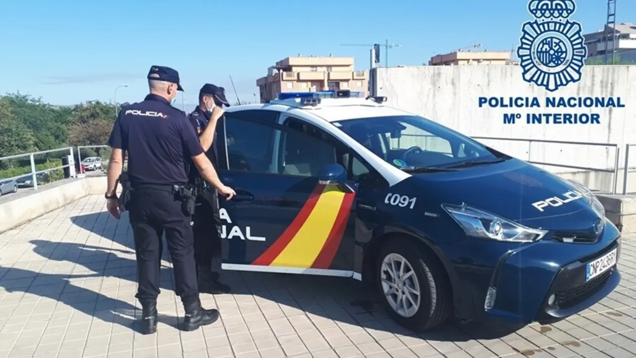 Coche patrulla de Polic&iacute;a Nacional