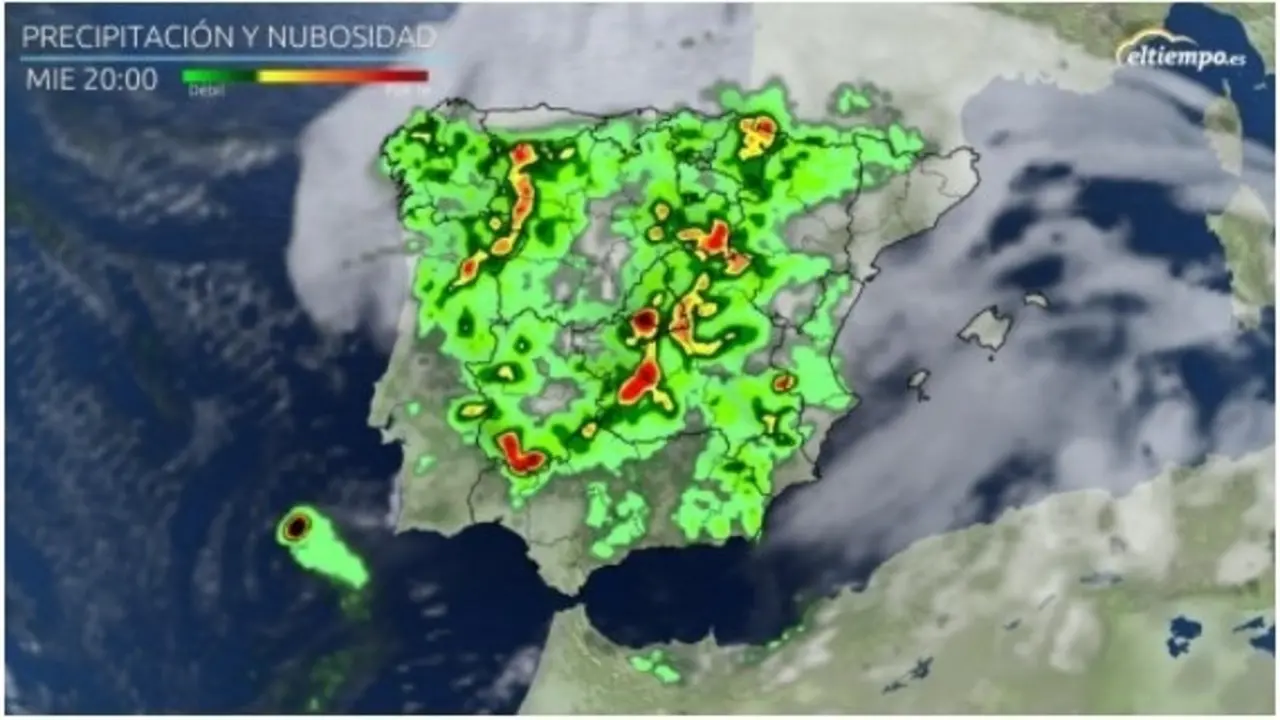 Previsi&oacute;n climatol&oacute;gica de este mi&eacute;rcoles