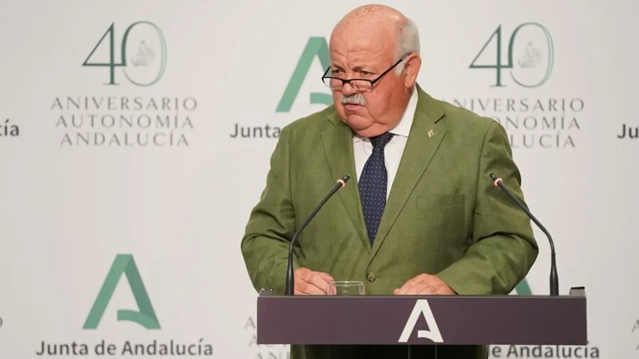 Archivo - El consejero de Salud y Familias, Jes&uacute;s Aguirre