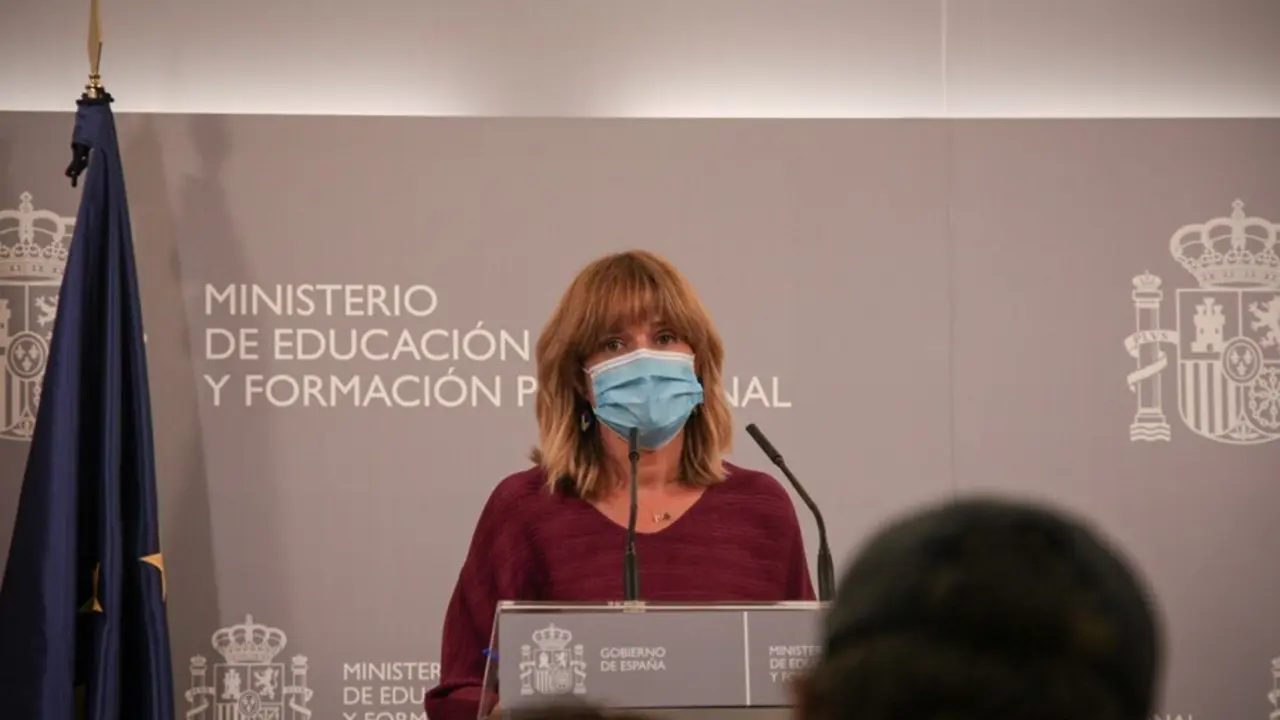 La ministra de Educaci&oacute;n y Formaci&oacute;n Profesional, Pilar Alegr&iacute;a.