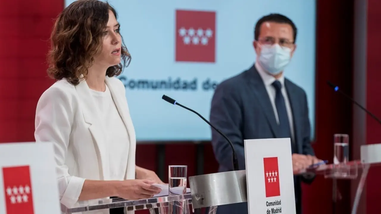 La presidenta de la Comunidad de Madrid, Isabel D&iacute;az Ayuso 