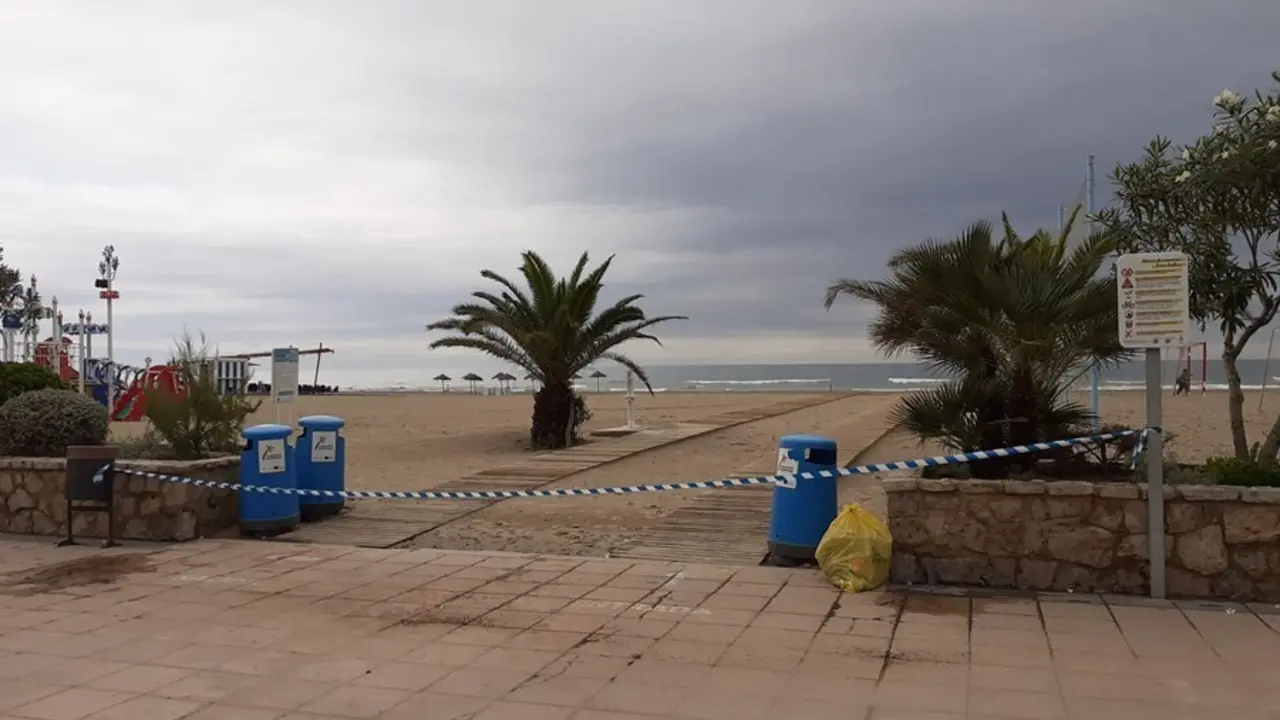 Lluvias torrenciales en Sagunt en imagen de archivo