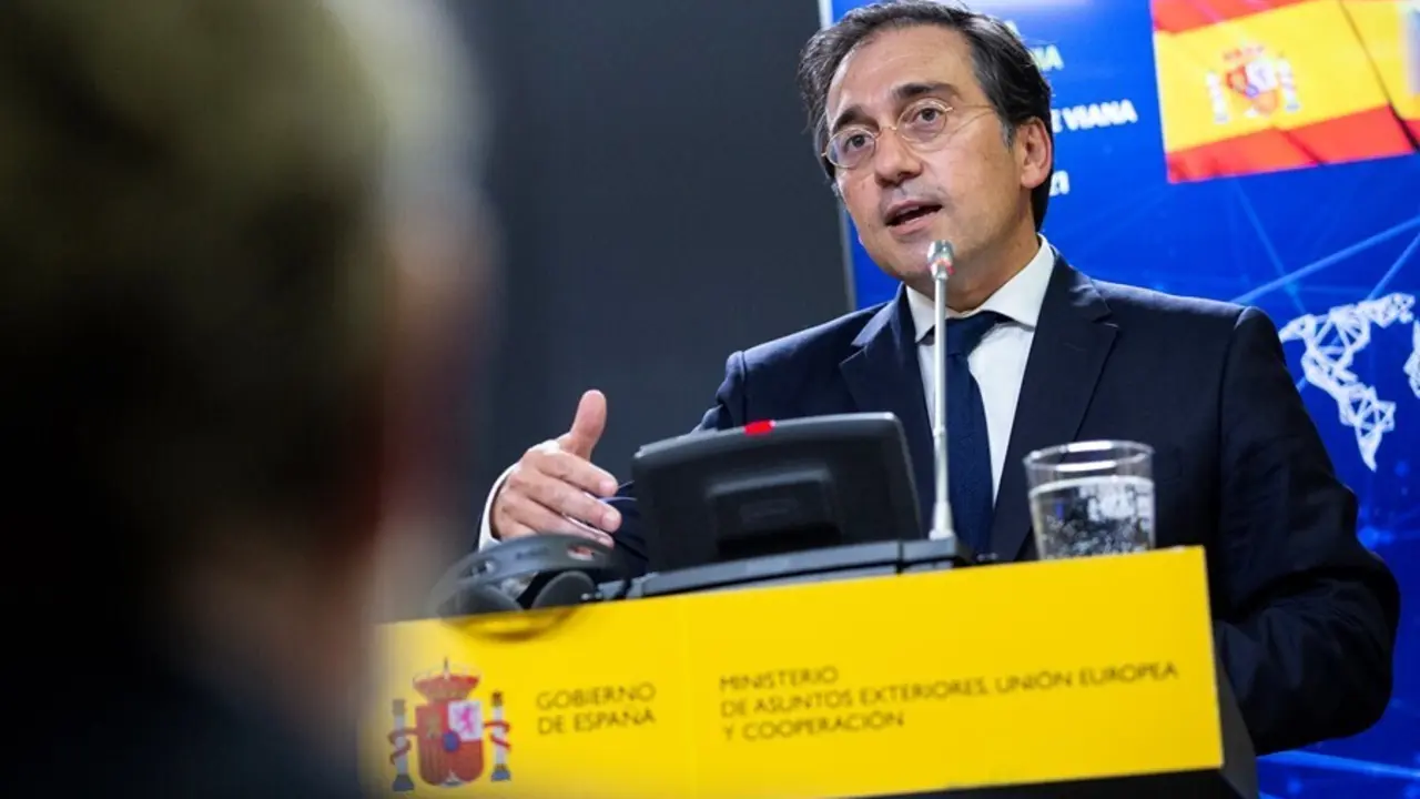 El Ministro de Asuntos Exteriores, Uni&oacute;n Europea y Cooperaci&oacute;n, Jos&eacute; Manuel Albares
