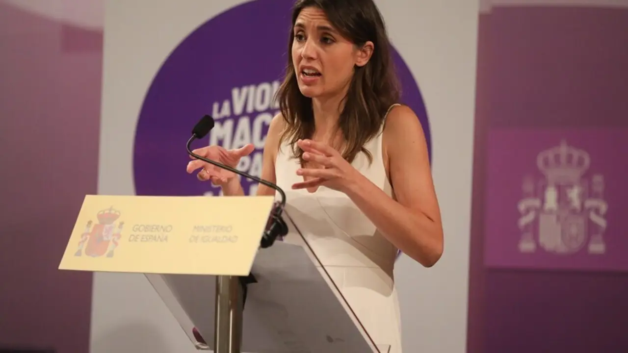 Archivo - La ministra de Igualdad, Irene Montero.