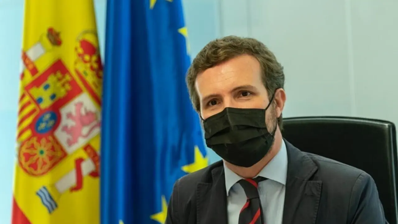 El l&iacute;der del PP, Pablo Casado