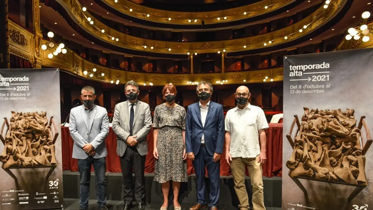 Presentaci&oacute;n del festival Temporada Alta de Girona  2021 con su director, Salvador Sunyer.             El festival Temporada Alta de Girona tendr&aacute; 106 espect&aacute;culos y recuperar&aacute; el peso de la programaci&oacute;n internacional en su 30 aniversar