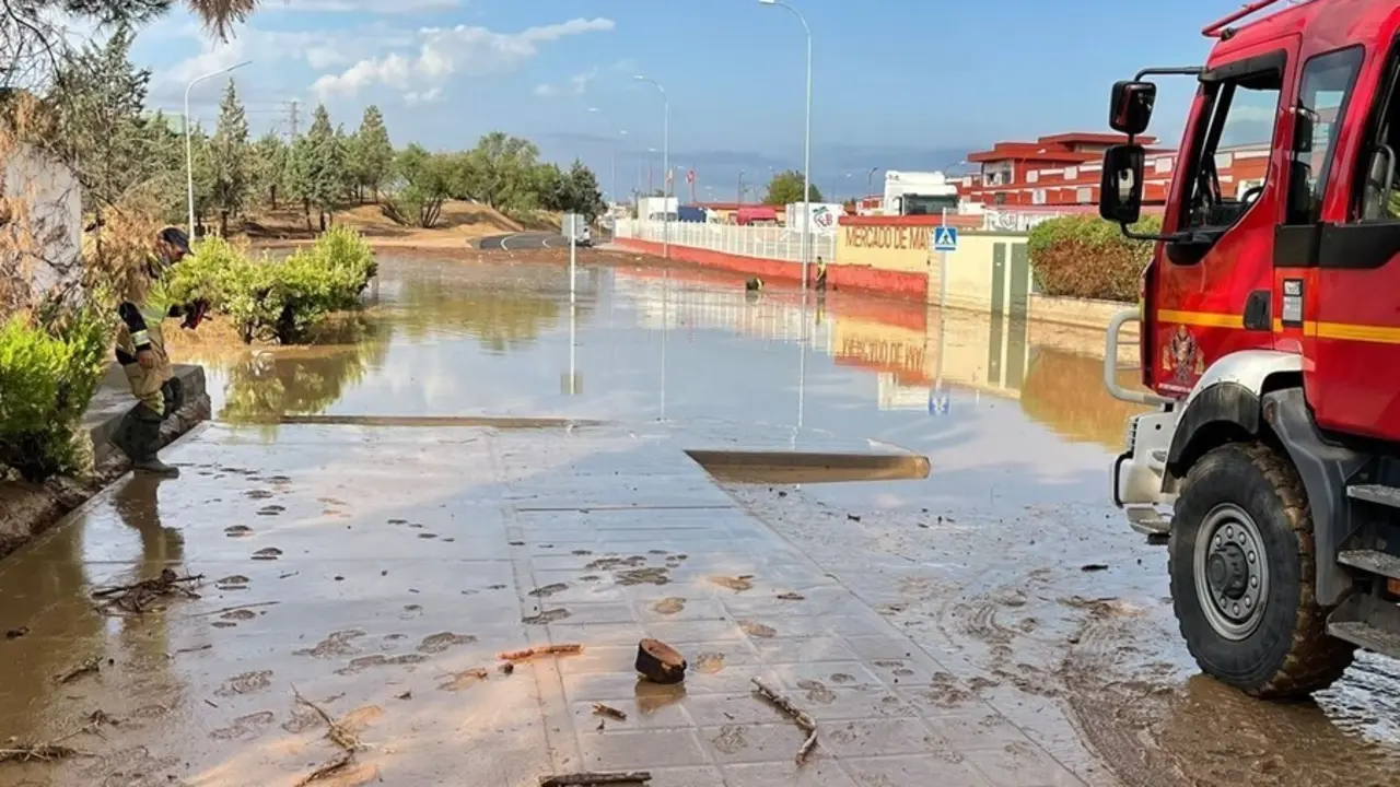 Efectos de las tormentas en Toledo.