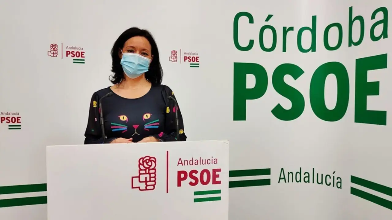 Archivo - La diputada nacional del PSOE por C&oacute;rdoba, Rafi Cresp&iacute;n, en la sede de su partido.