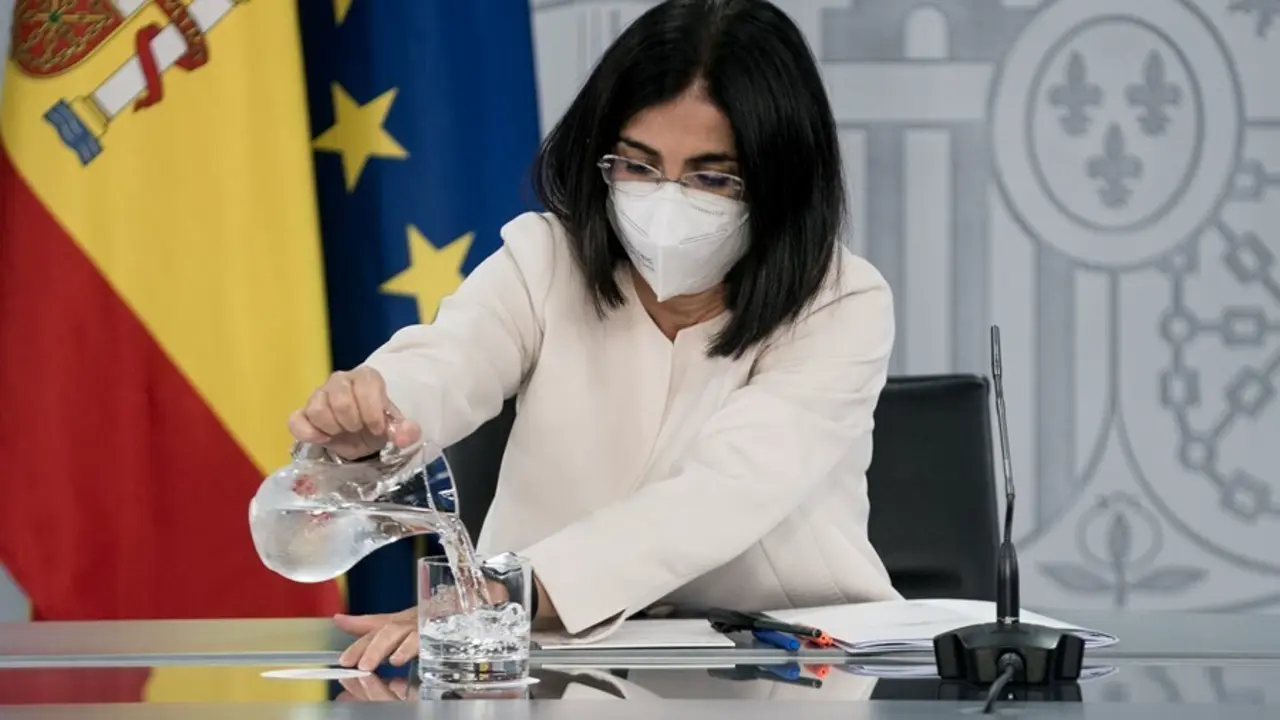 La ministra de Sanidad, Carolina Darias