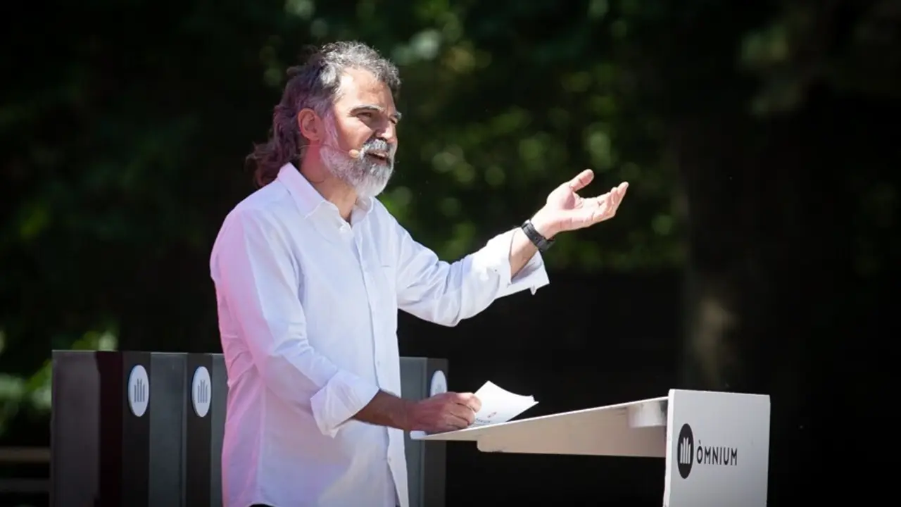 Archivo - El presidente de &Ograve;mnium Cultural, Jordi Cuixart
