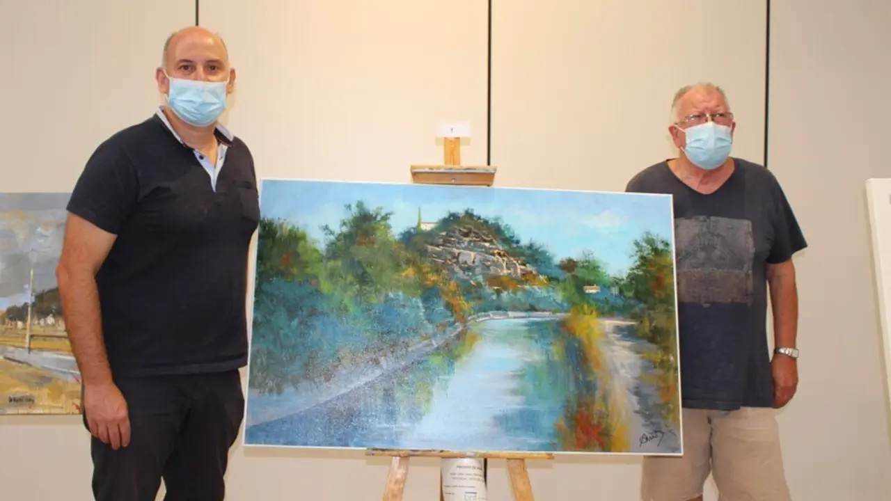 El pintor Javier Campo se alza con el premio de honor del XXIX Concurso de Pintura R&aacute;pida de Bin&eacute;far.