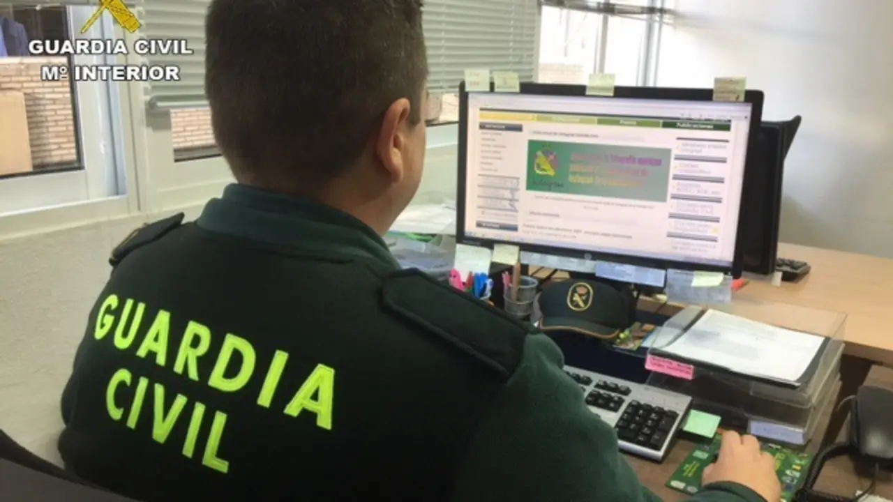Archivo - Agente de la Guardia Civil.
