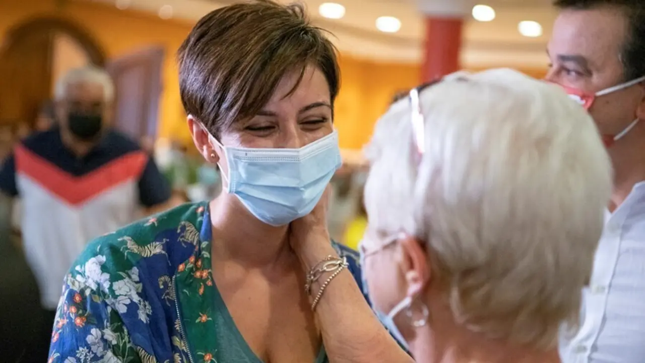La ministra de Pol&iacute;tica Territorial y portavoz del Gobierno, Isabel Rodr&iacute;guez, en la celebraci&oacute;n del Comit&eacute; Provincial Extraordinario del PSOE, en el Hotel Guadiana, a 4 de septiembre de 2021, en Ciudad Real, Castilla - La Mancha (Espa&ntilde;a). 