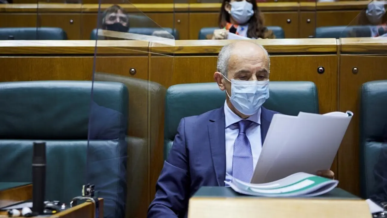 El vicelehendakari primero y consejero de Seguridad, Josu Erkoreka.