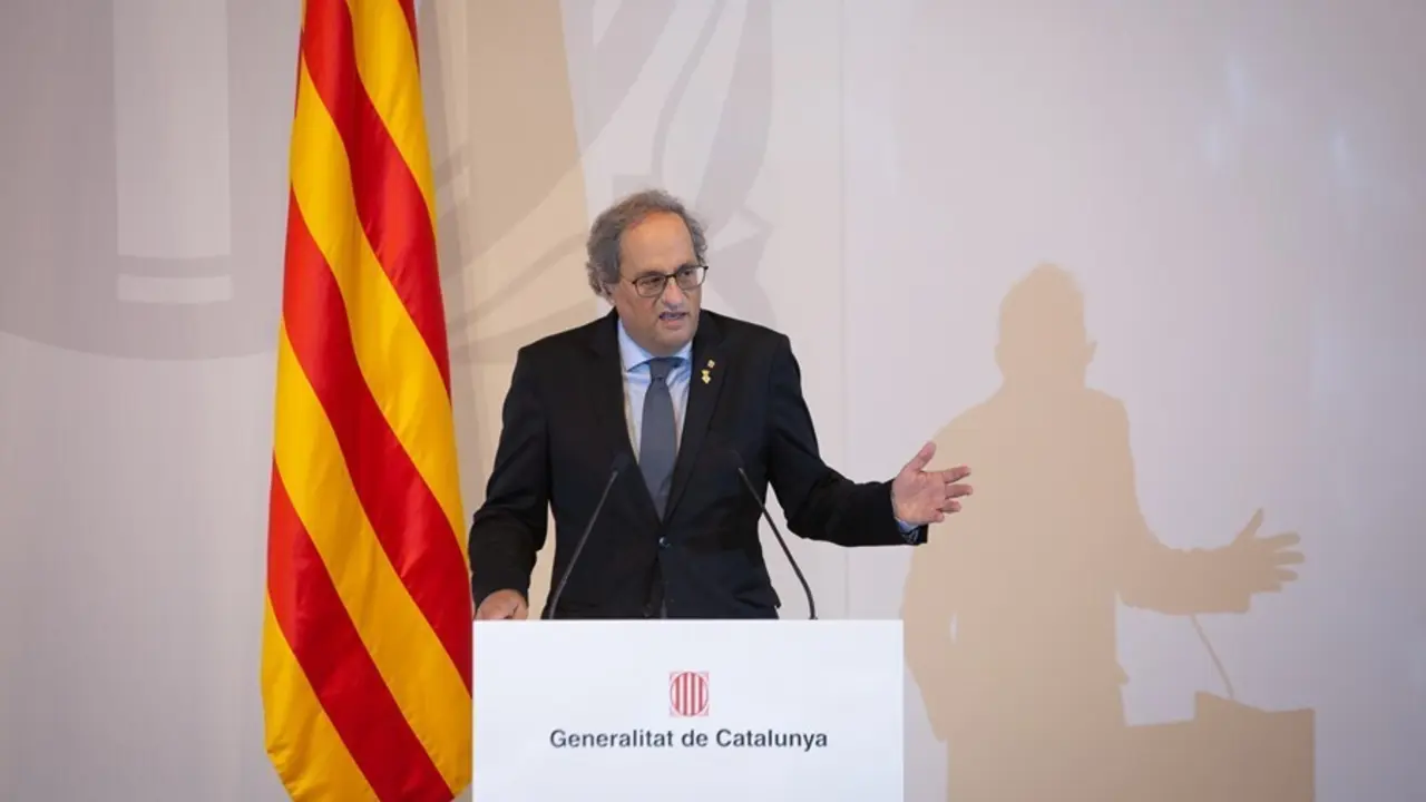 Archivo - El expresidente de la Generalitat Quim Torra