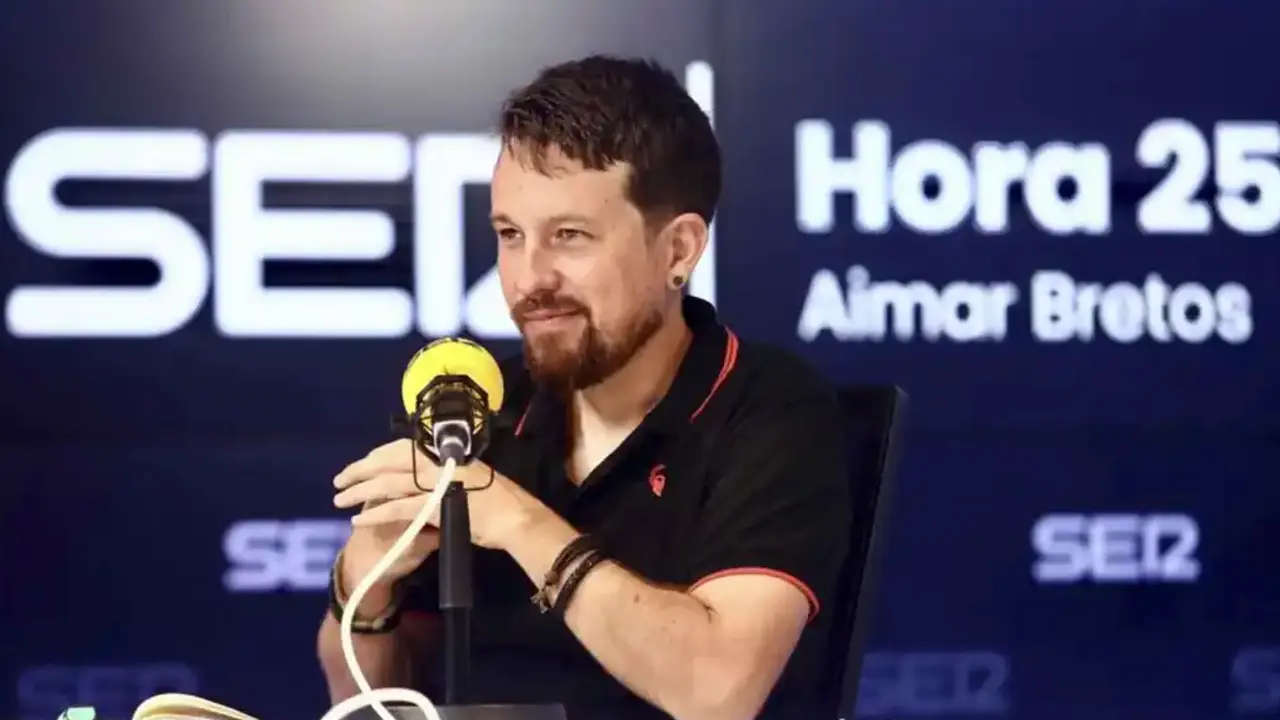 Pablo Iglesias, durante el debate organizado por la Cadena Ser. Jorge Par&iacute;s / Ser