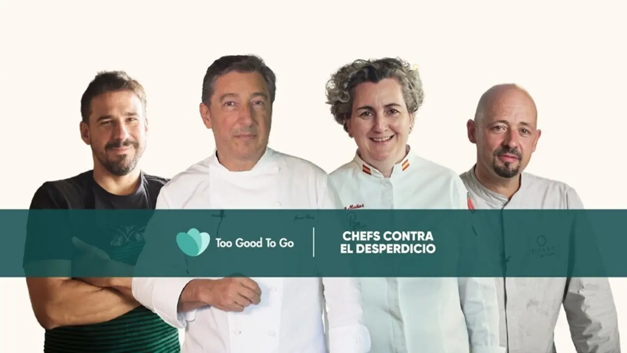 Los chefs Joan Roca, Pepa Mu&ntilde;oz, Javi Est&eacute;vez e I&ntilde;aki Bretal se unen en el proyecto 'Chefs Contra El Desperdicio' de la app 'Too Good To Go'